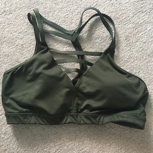 Victoria’s Secret medium green sport bra